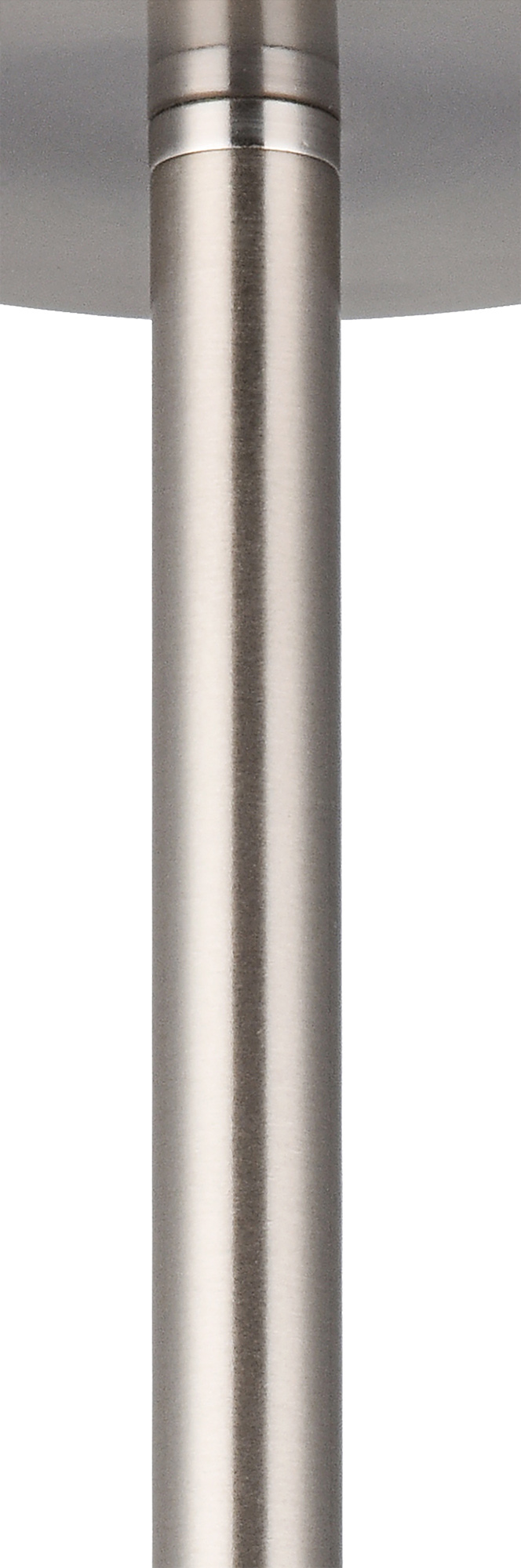 Baymont 40cm Semi Flush 1 Light Satin Nickel, Taupe/Halo Gold DK0249  Deco Baymont
